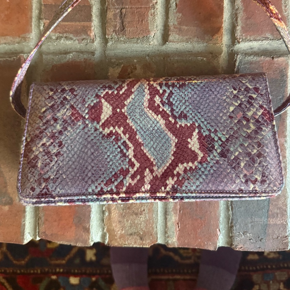 Charles Jourdan Y2K Snake Skin Bag🍂🍁